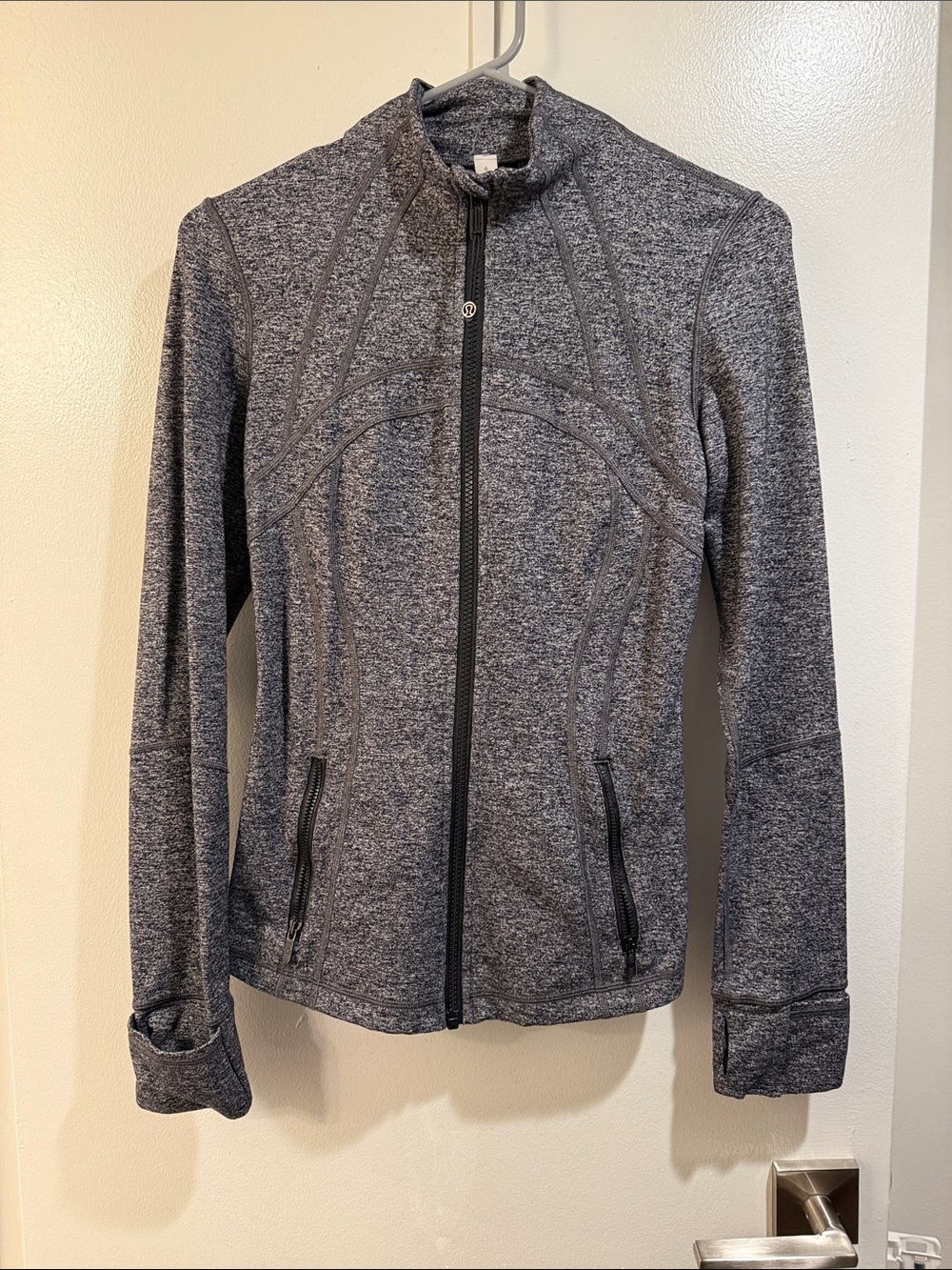 Lululemon Define Gray Marled Zip-Up Jacket